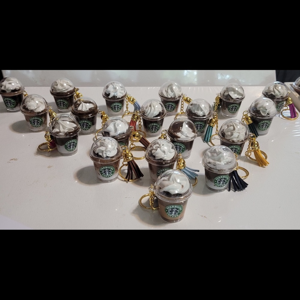 Starbucks keychains